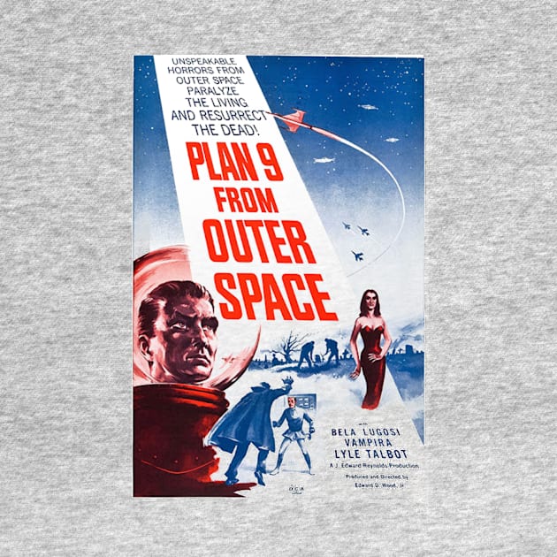 Plan 9 from outerspace poster design by The Hitman Jake Capone